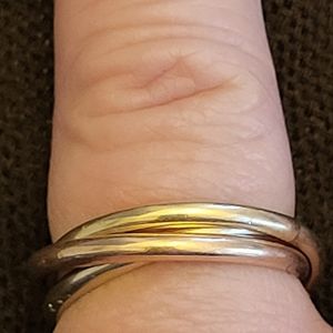 14K gold triple ring